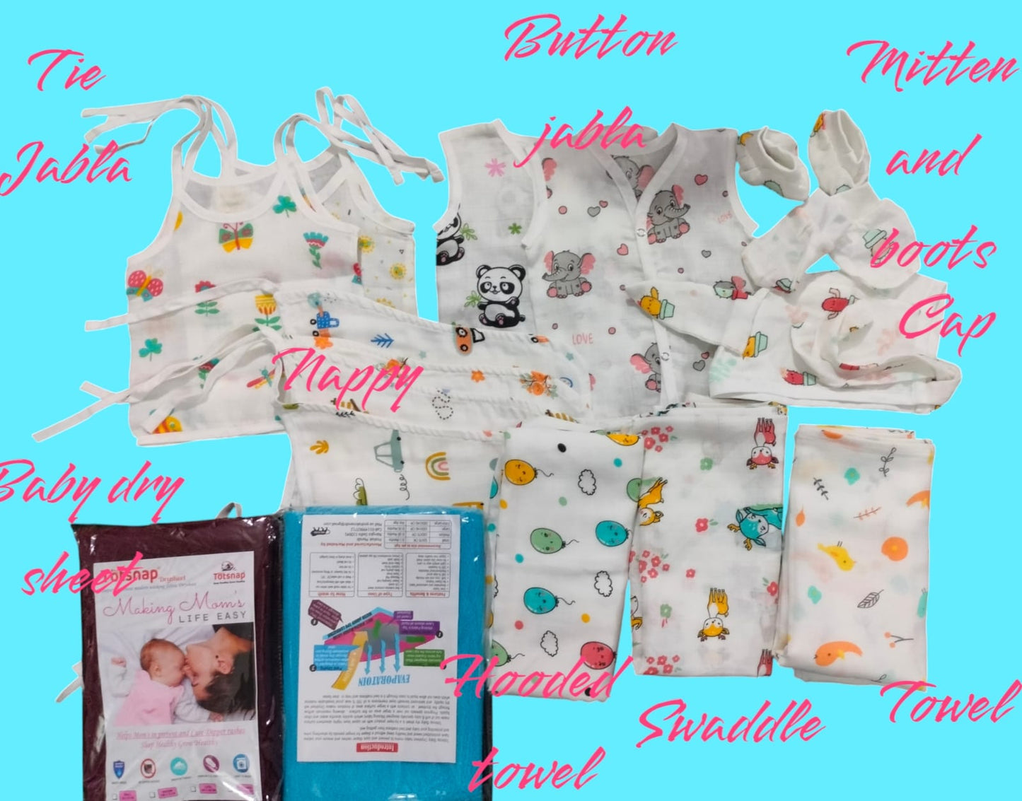 Muslin-cotton-essentials-16-combo 0 - 3 months