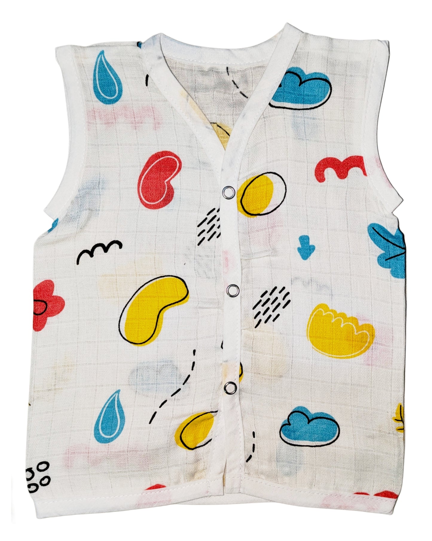 Muslin Cotton Button Jabla