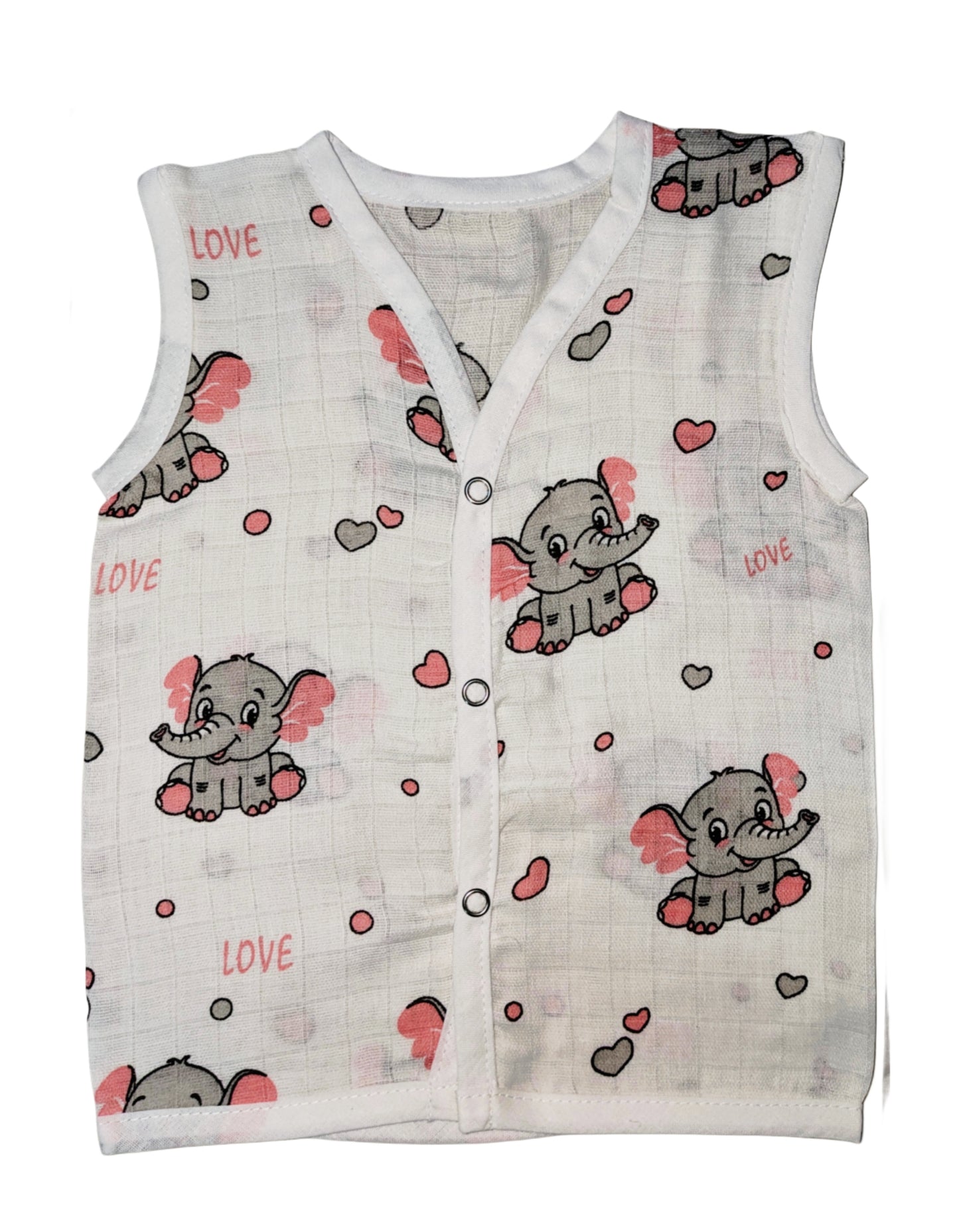 Muslin Cotton Button Jabla