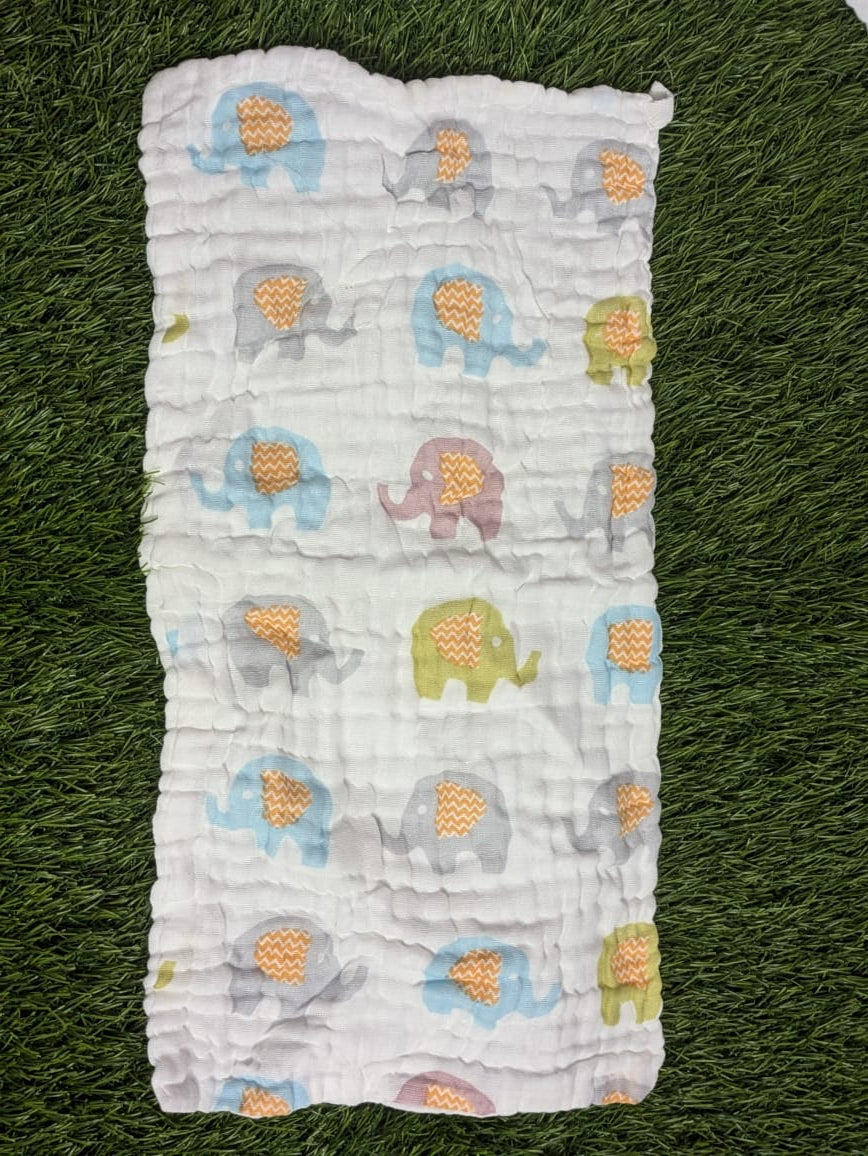 Organic 6-Layer Muslin Cotton Burp Cloth (15ร25 cm)