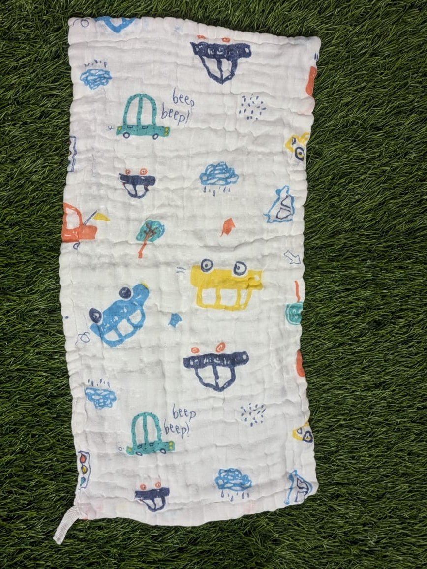 Organic 6-Layer Muslin Cotton Burp Cloth (15ร25 cm)