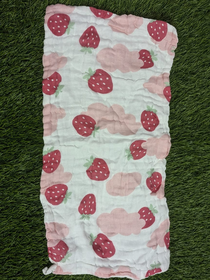 Organic 6-Layer Muslin Cotton Burp Cloth (15ร25 cm)