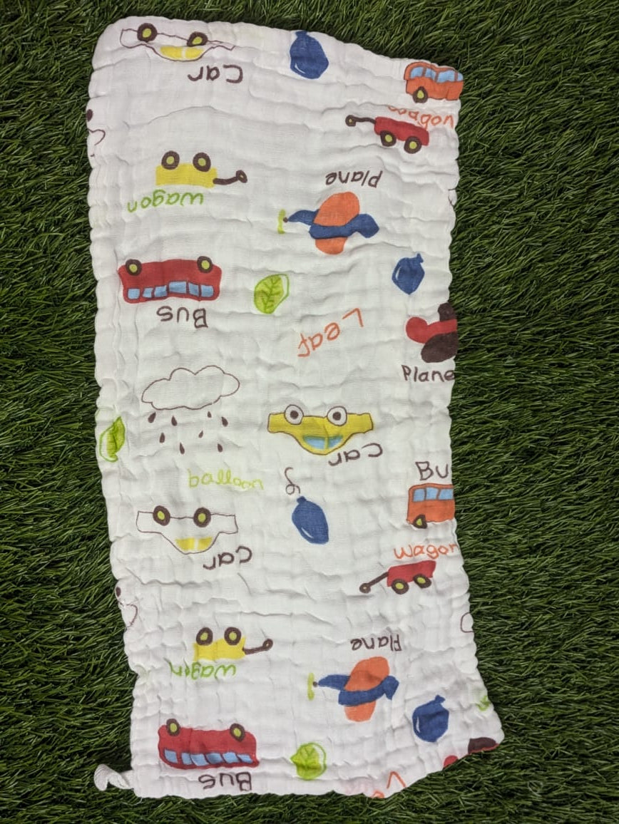 Organic 6-Layer Muslin Cotton Burp Cloth (15ร25 cm)