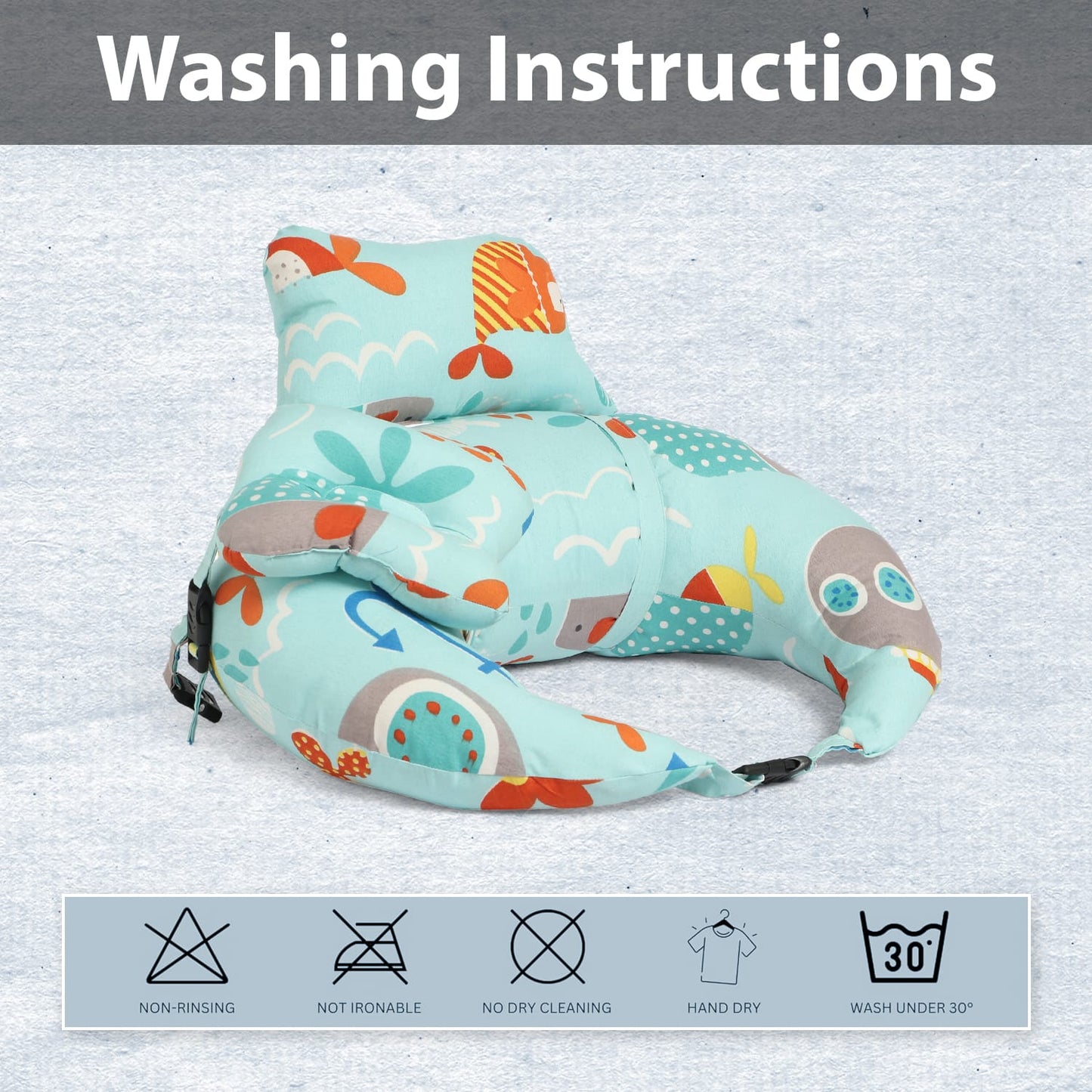 ๐ผ Baby Feeding Pillow โ 100% Pure Cotton