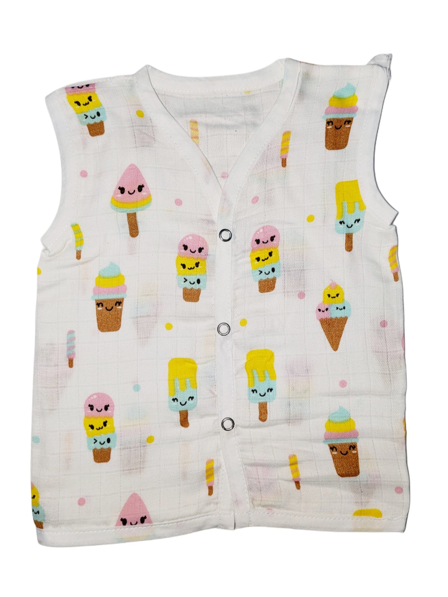 Muslin Cotton Button Jabla