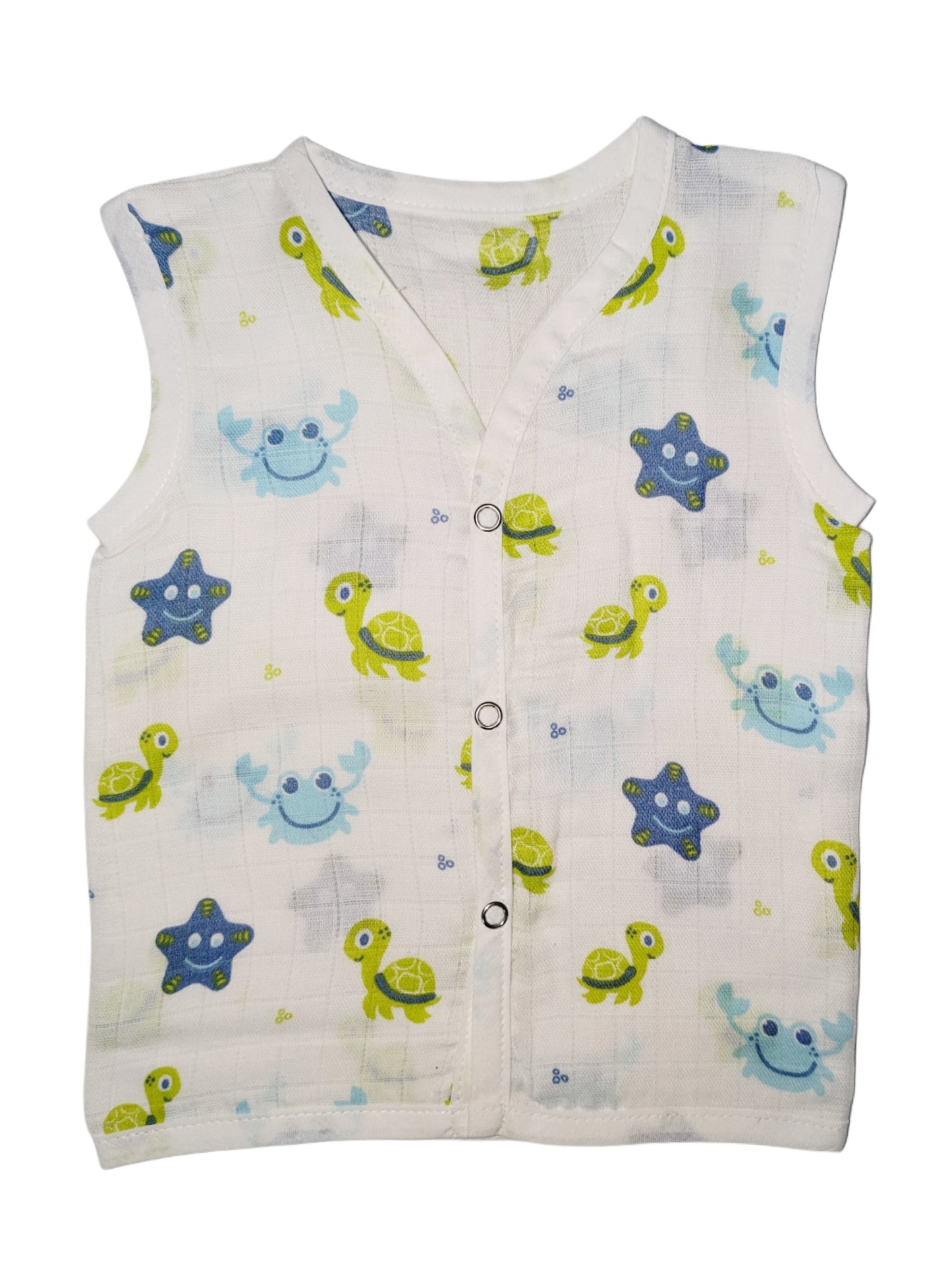 Muslin Cotton Button Jabla