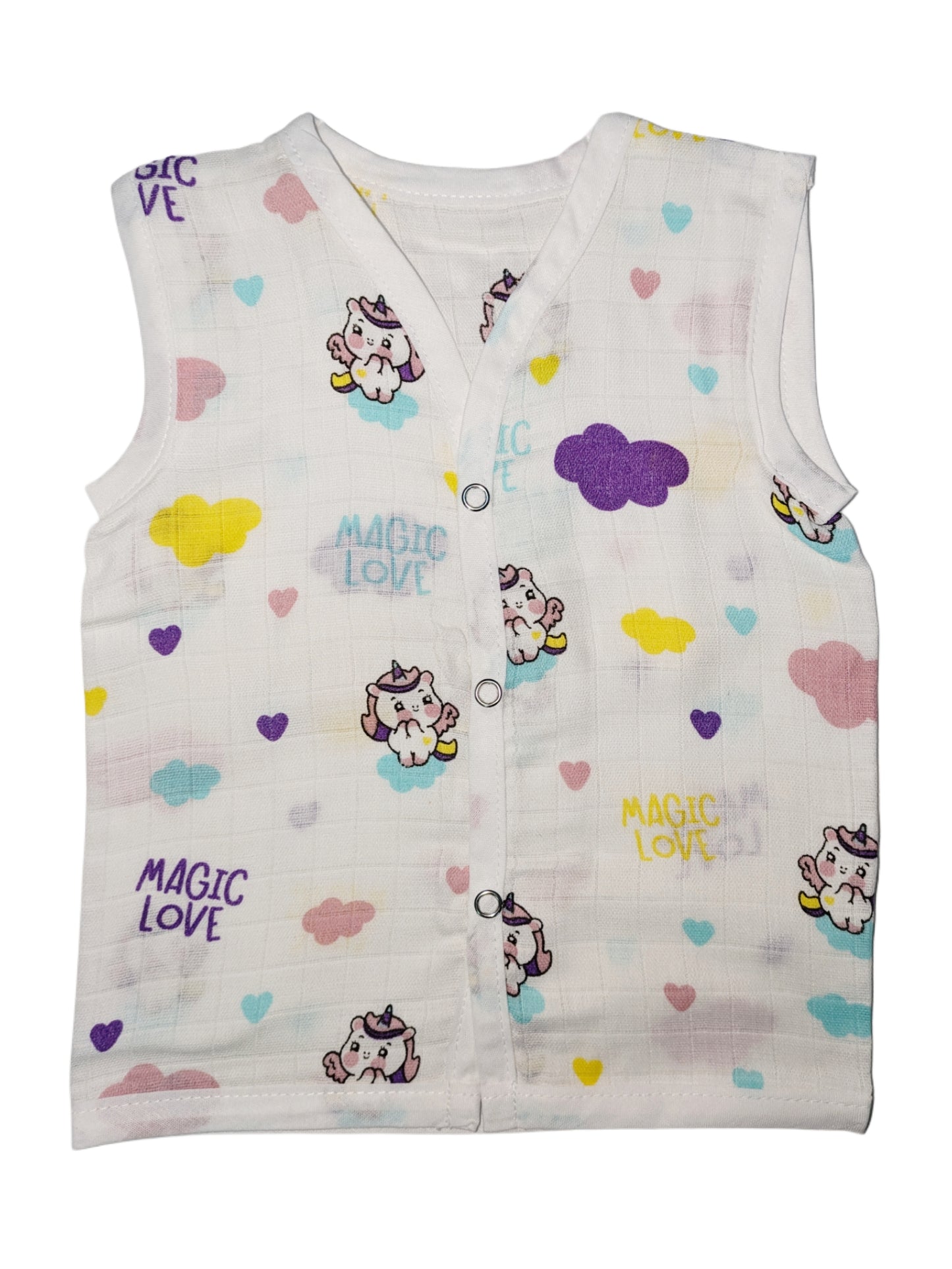 Muslin Cotton Button Jabla