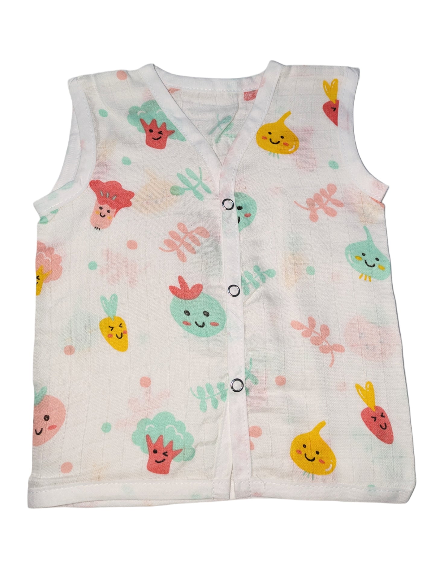 Muslin Cotton Button Jabla