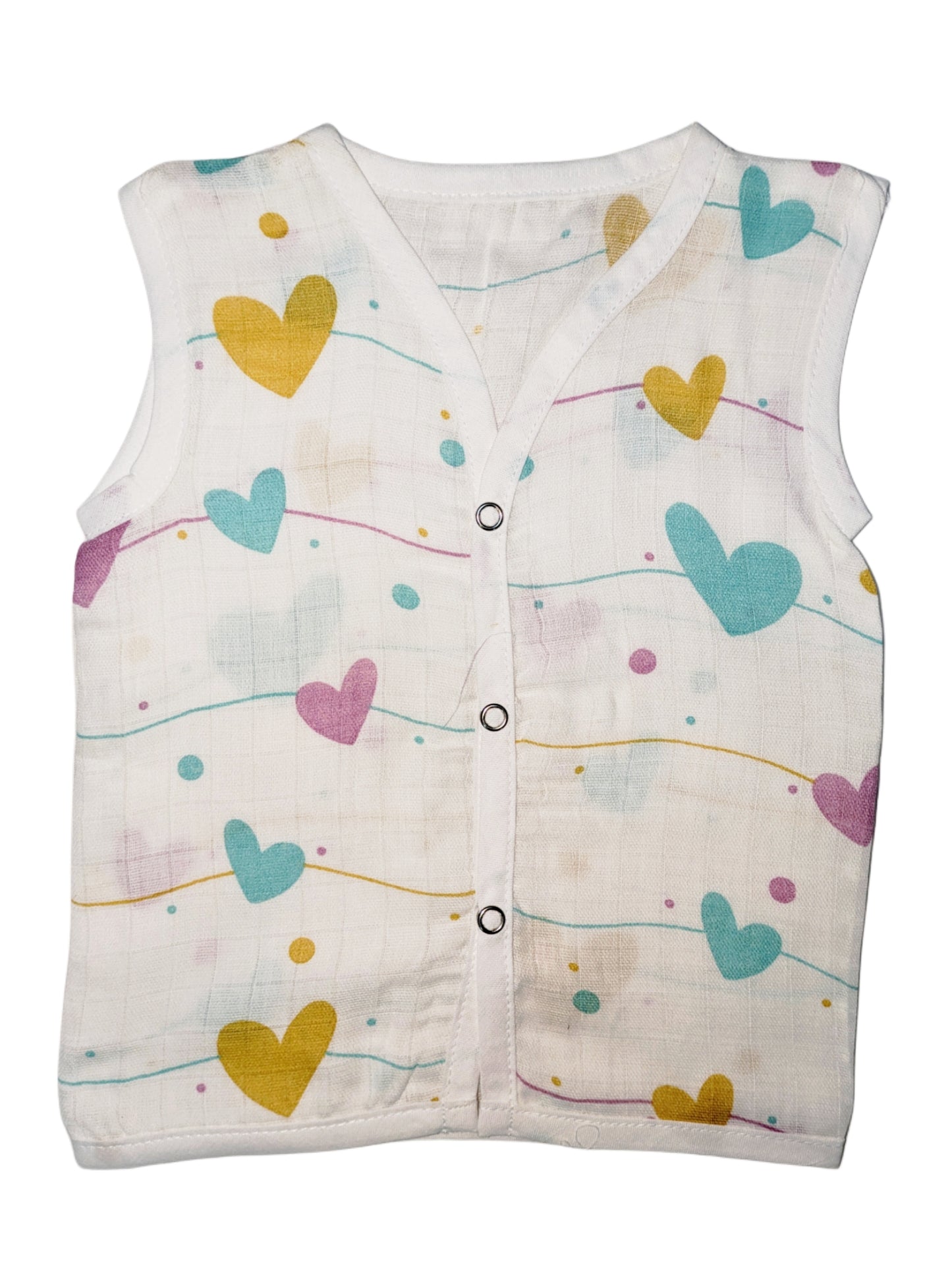Muslin Cotton Button Jabla