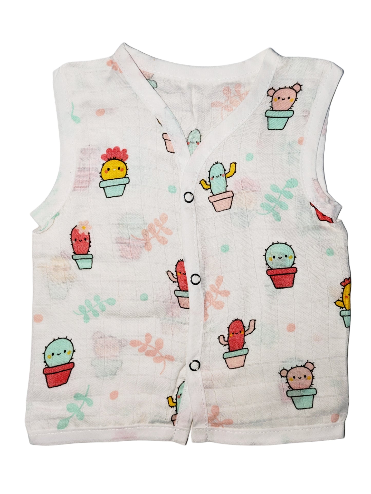 Muslin Cotton Button Jabla