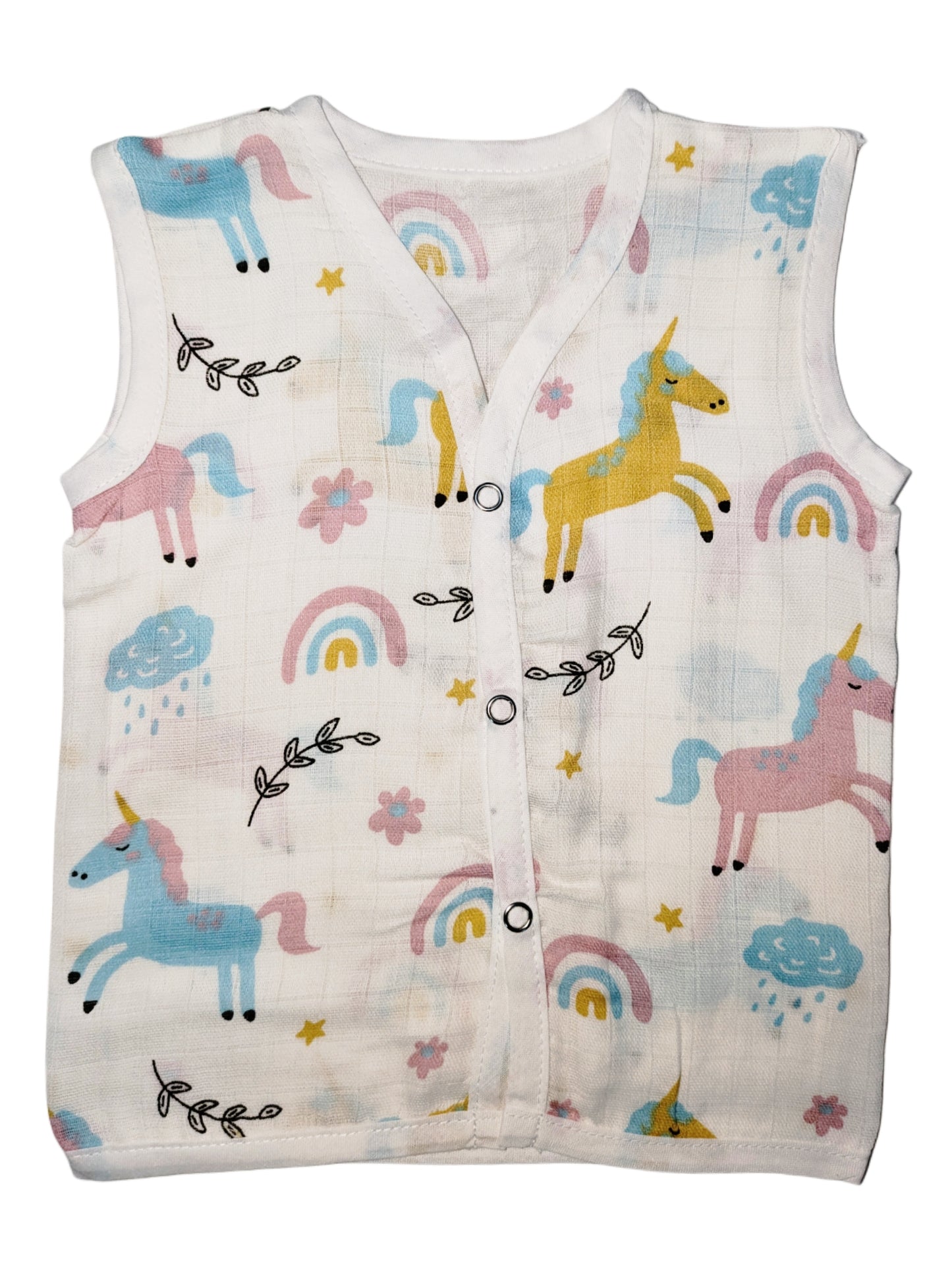 Muslin Cotton Button Jabla
