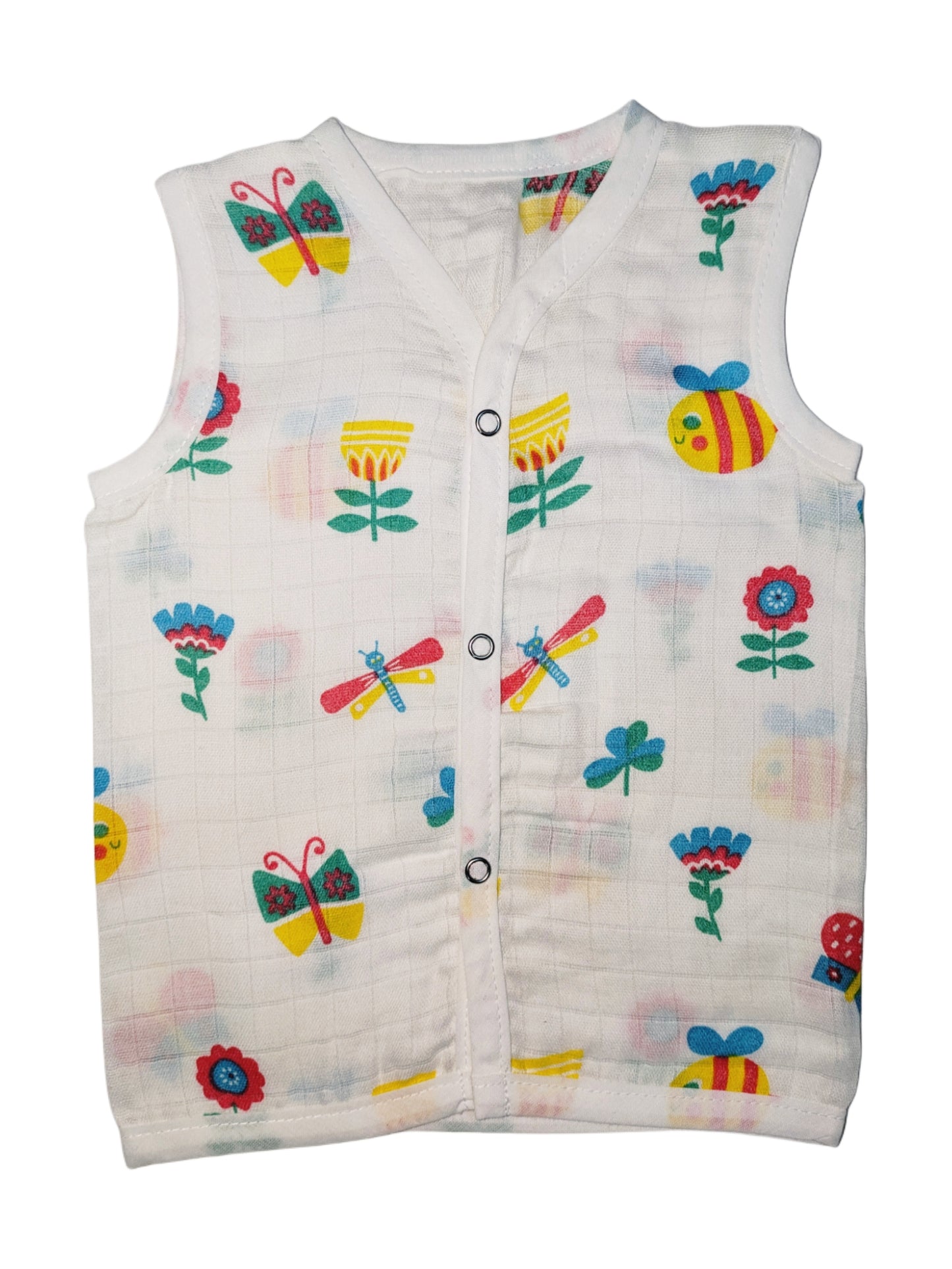 Muslin Cotton Button Jabla