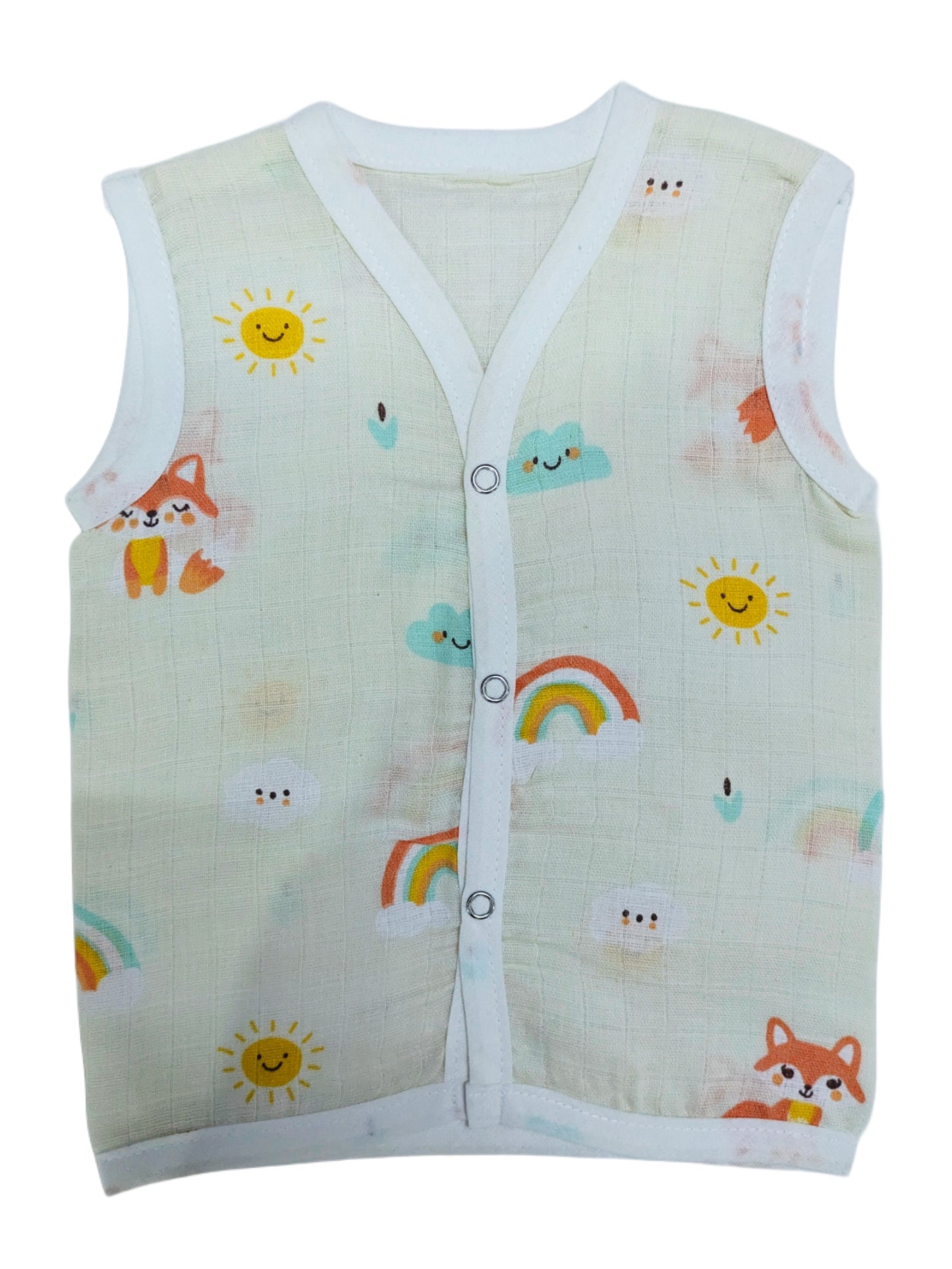 Muslin Cotton Button Jabla
