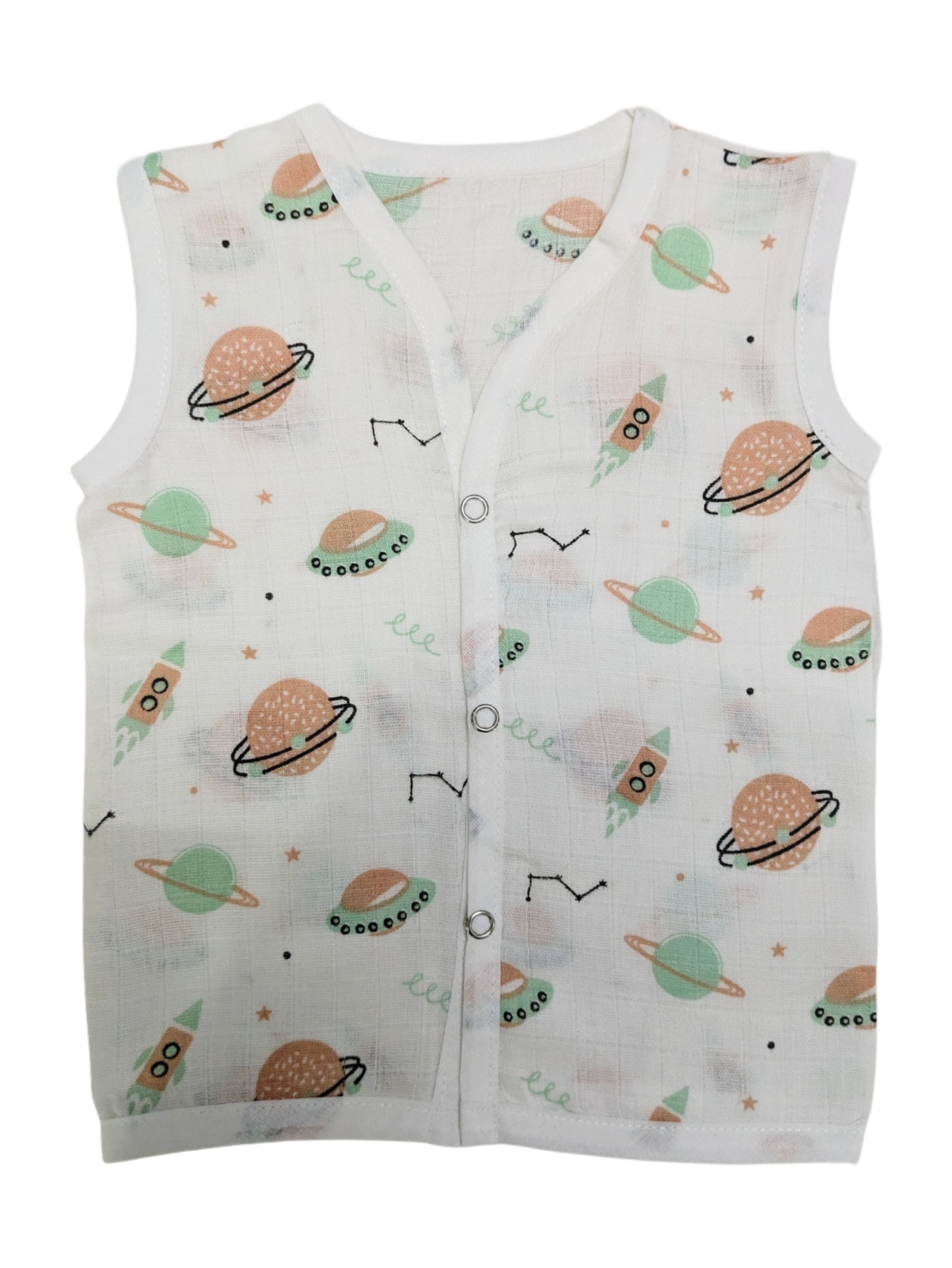 Muslin Cotton Button Jabla