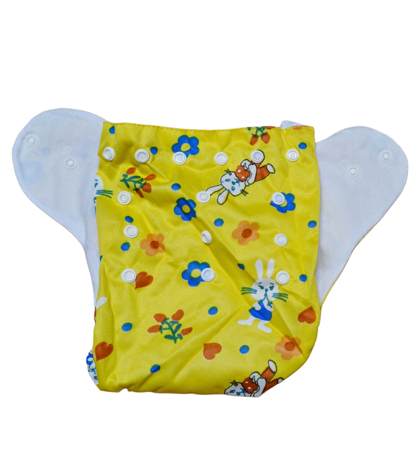 Cotton Cloth Diapers – Adjustable, Washable & Reusable (0–2 Years)