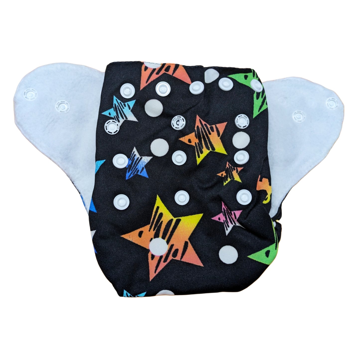 Cotton Cloth Diapers – Adjustable, Washable & Reusable (0–2 Years)