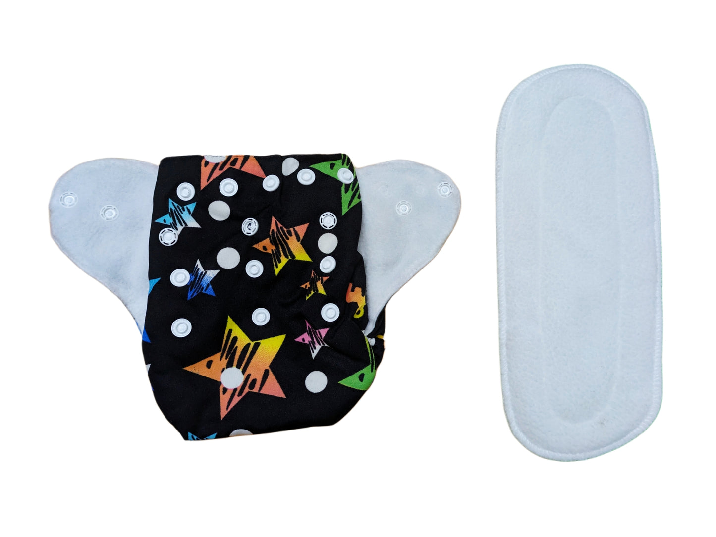 Cotton Cloth Diapers – Adjustable, Washable & Reusable (0–2 Years)