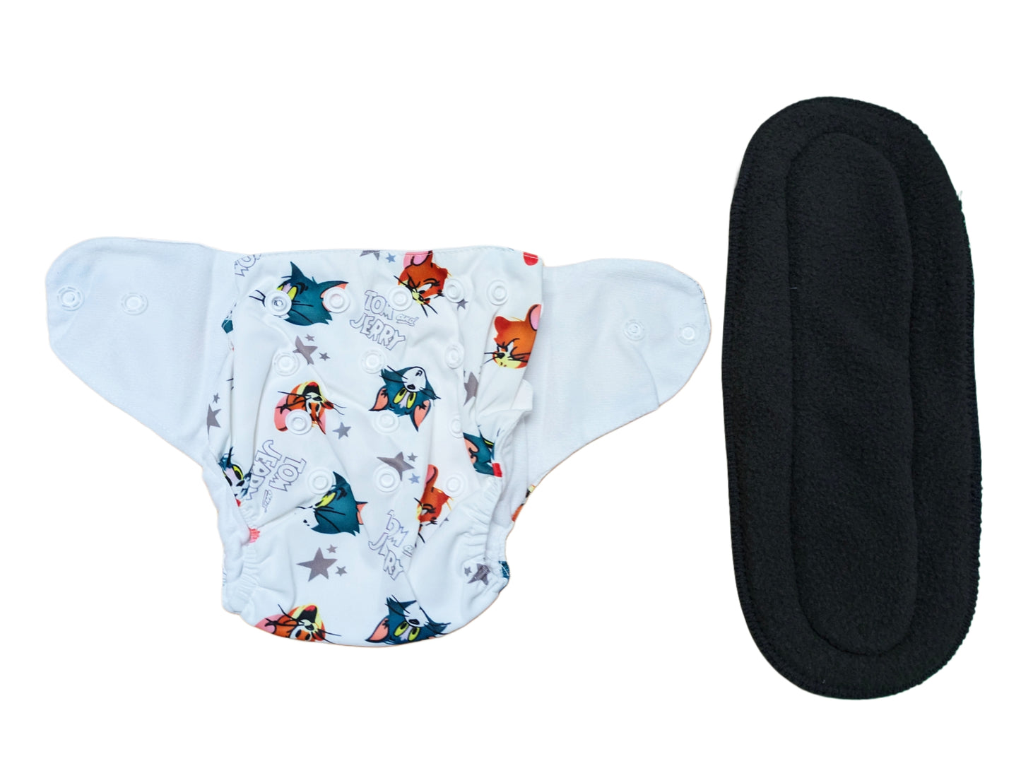 Cotton Cloth Diapers – Adjustable, Washable & Reusable (0–2 Years)