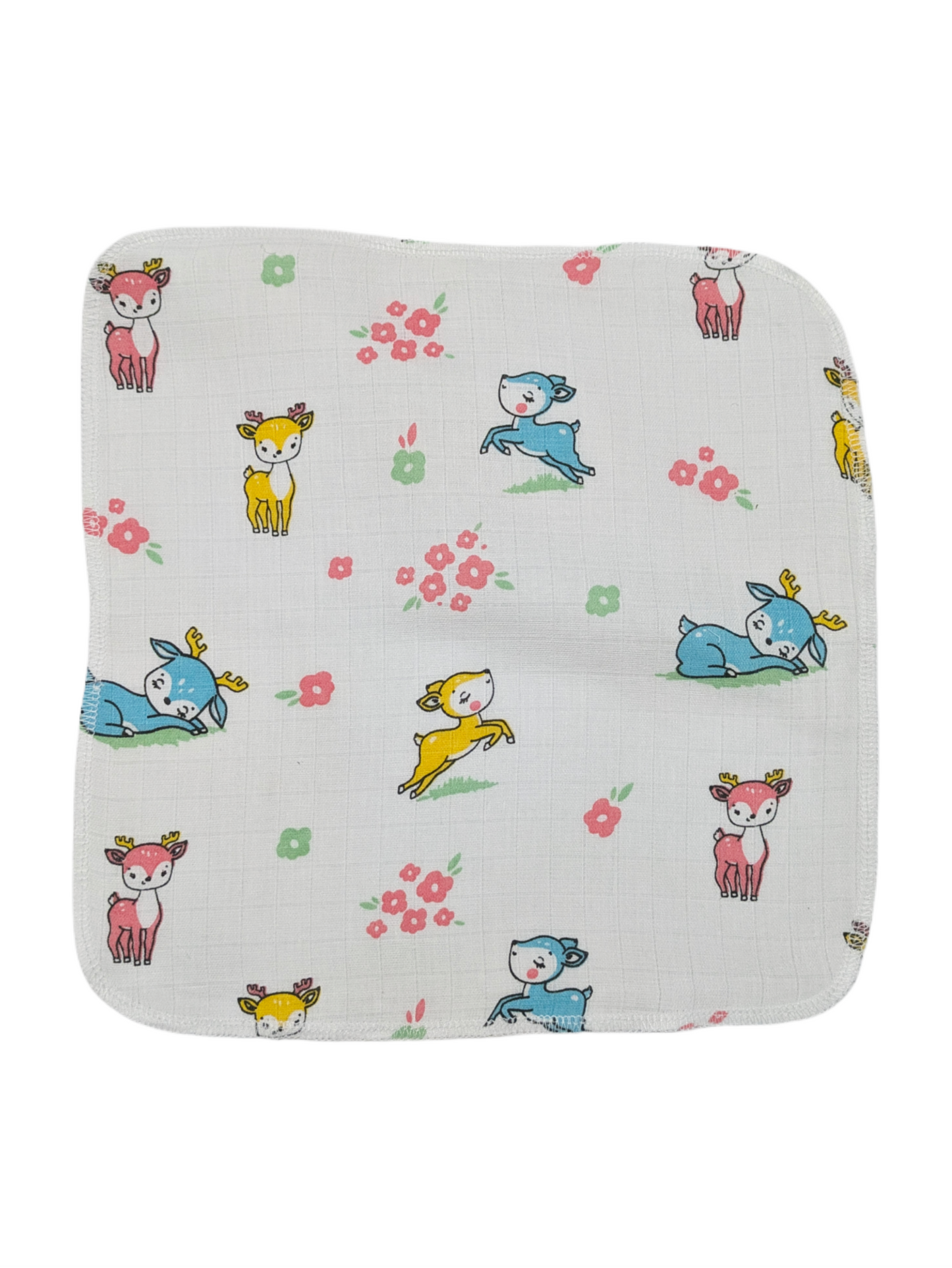 Muslin Cotton Washcloth Single Layer - 100% Pure Cotton ๐