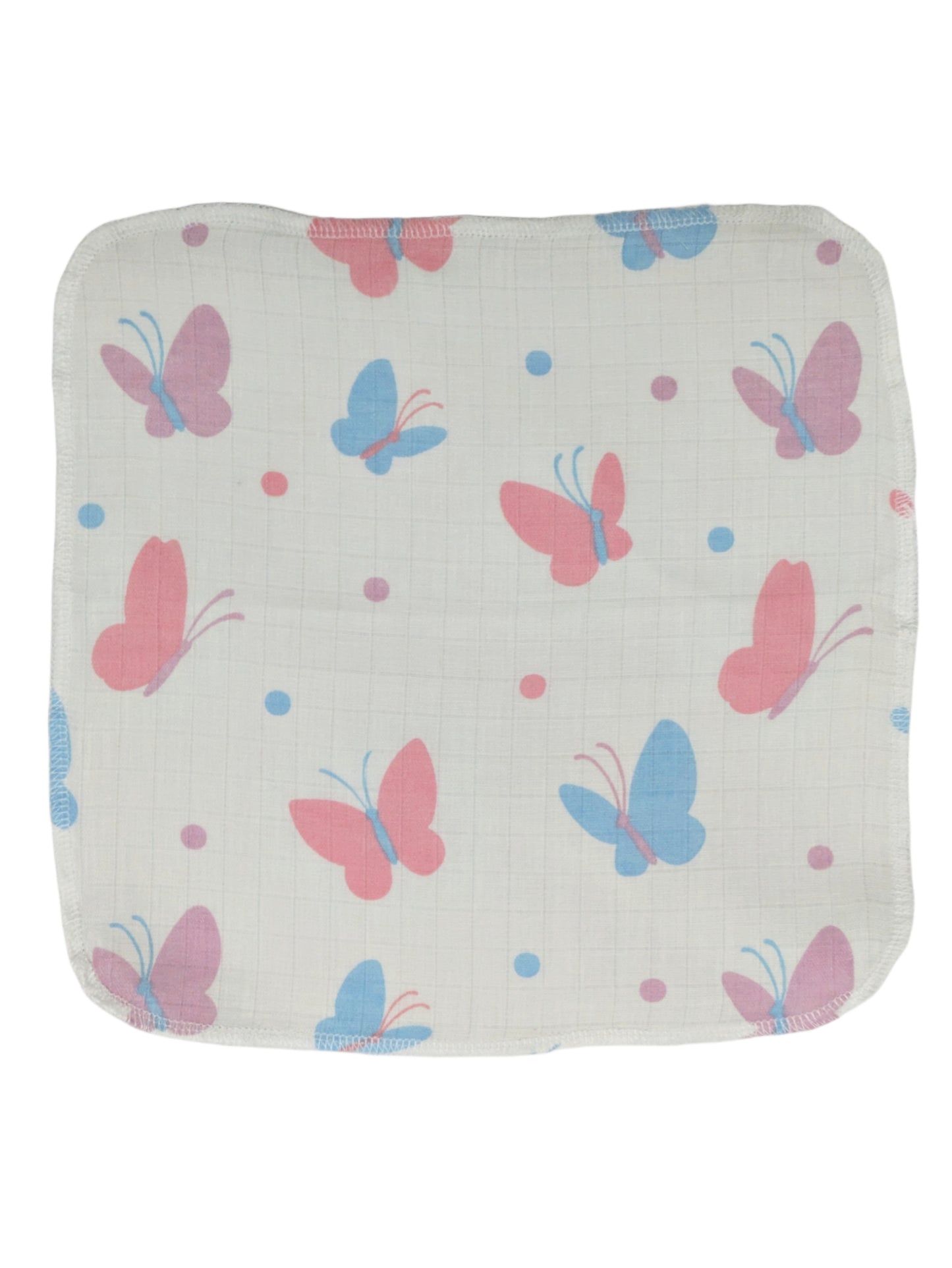 Muslin Cotton Washcloth Single Layer - 100% Pure Cotton ๐