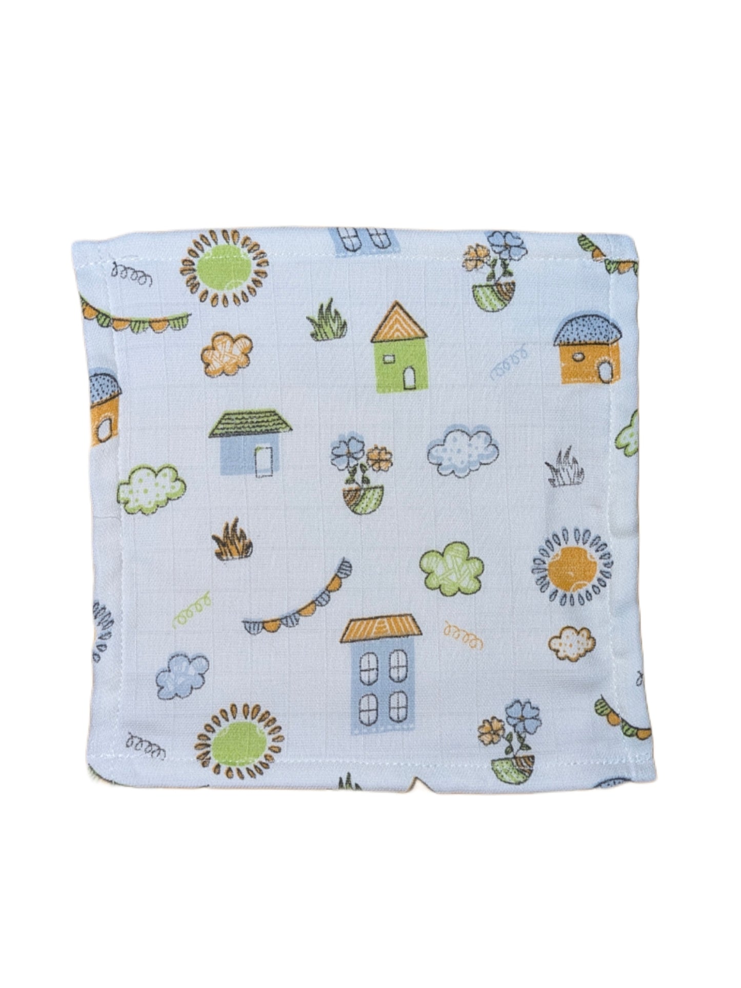 Muslin Cotton Newborn Face Towel โ 100% Pure Cotton ๐