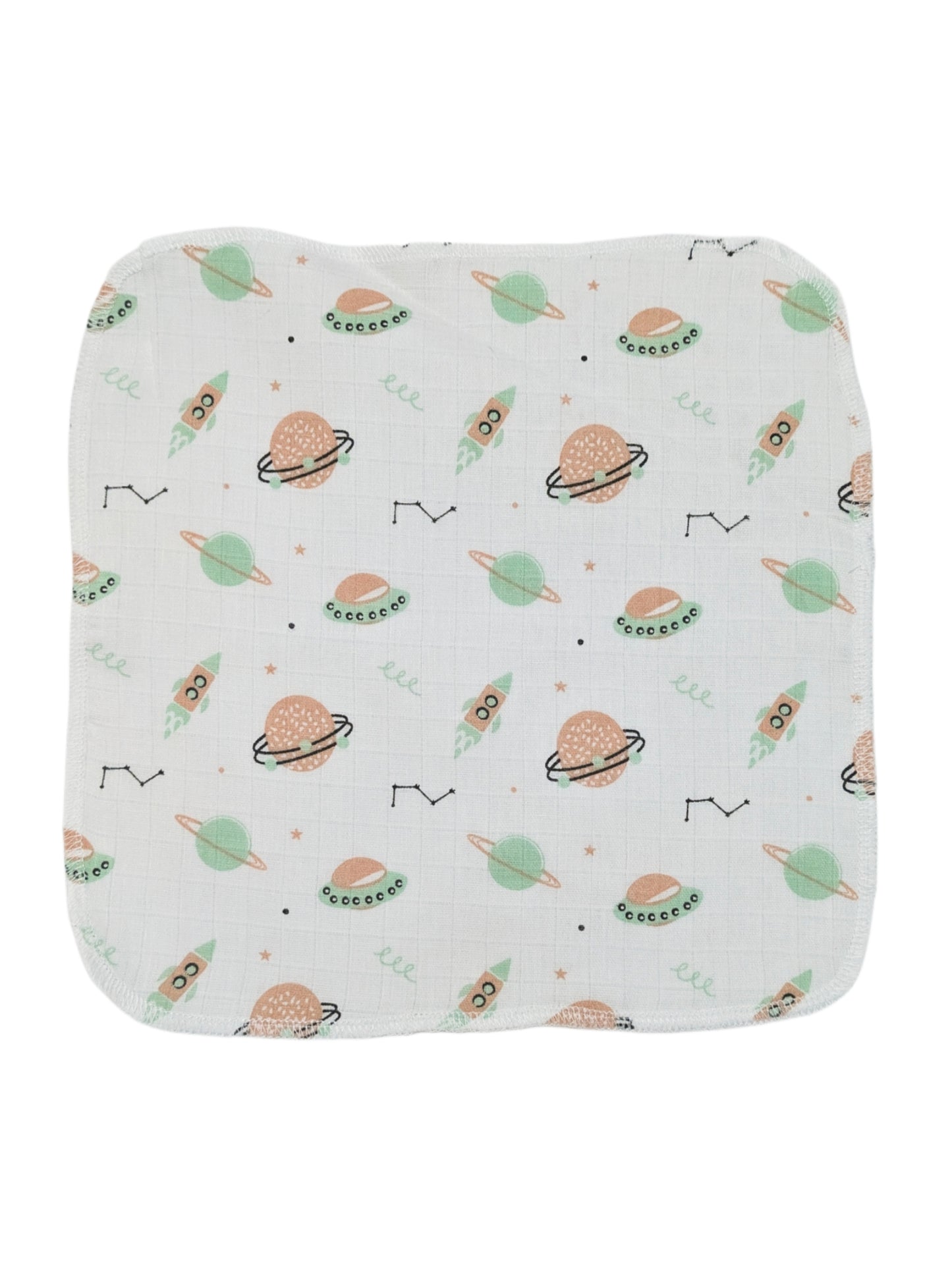 Muslin Cotton Washcloth Single Layer - 100% Pure Cotton ๐