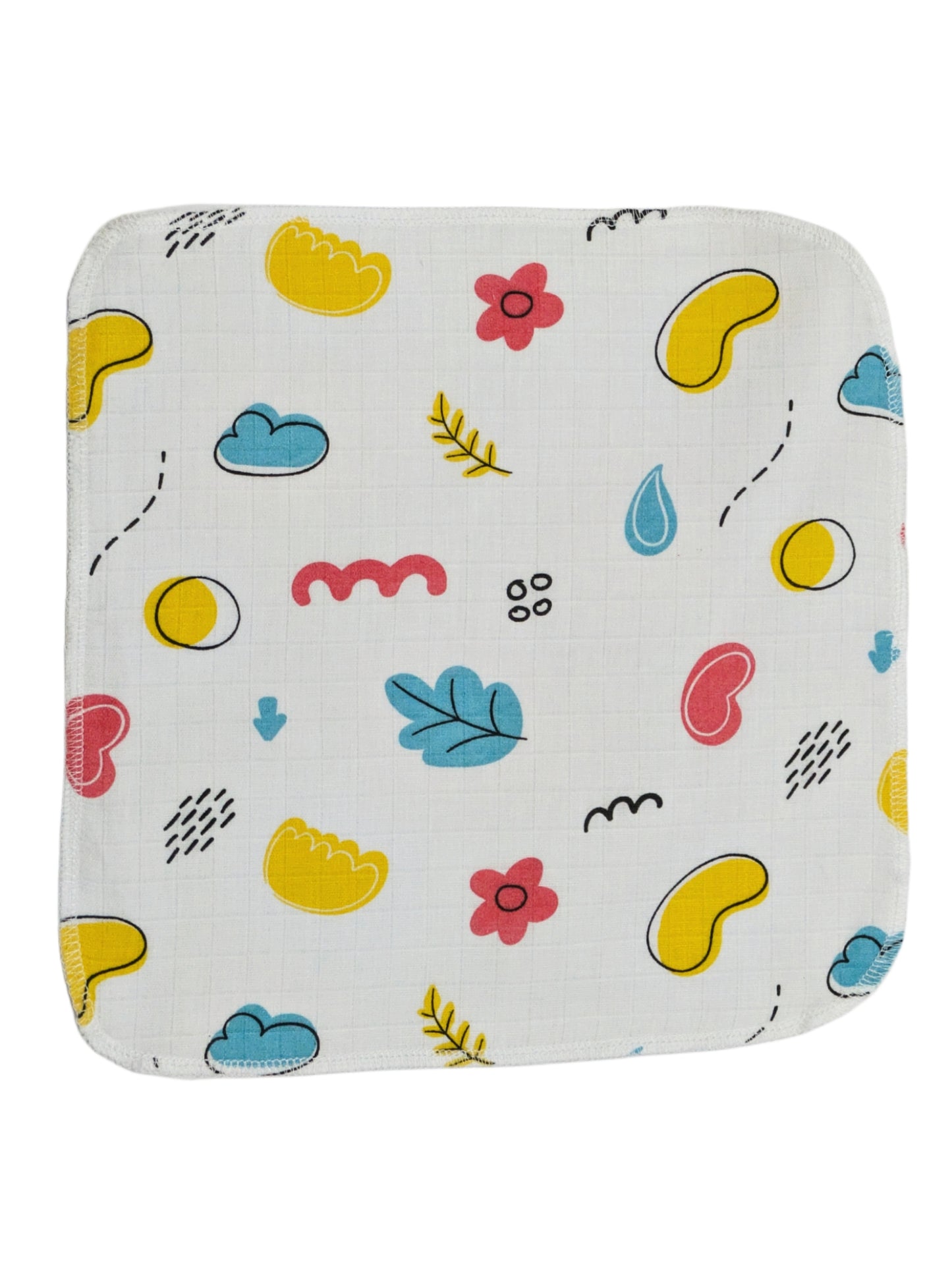 Muslin Cotton Washcloth Single Layer - 100% Pure Cotton ๐