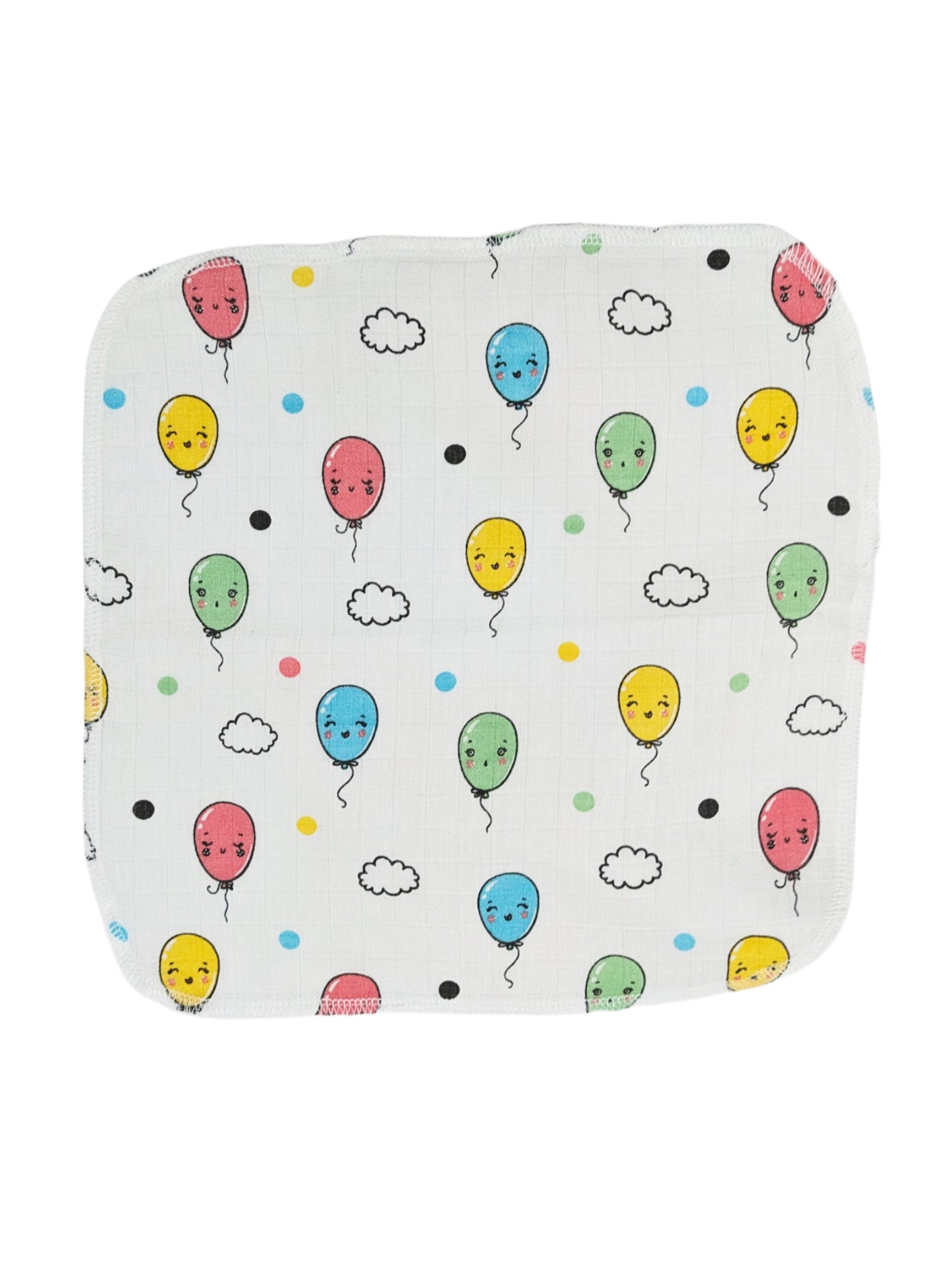 Muslin Cotton Washcloth Single Layer - 100% Pure Cotton ๐