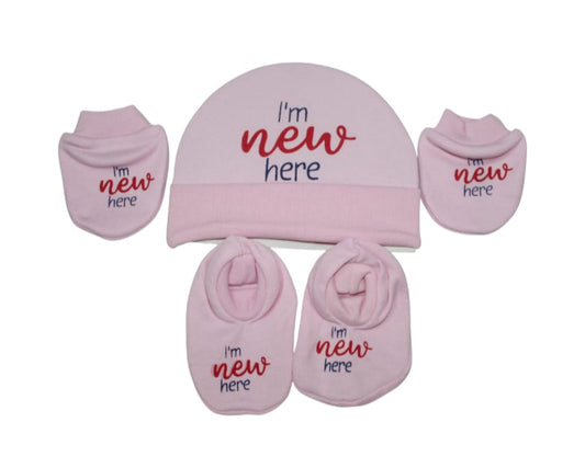 Pure Cotton Baby Cap & Mitten Set 🎁👶