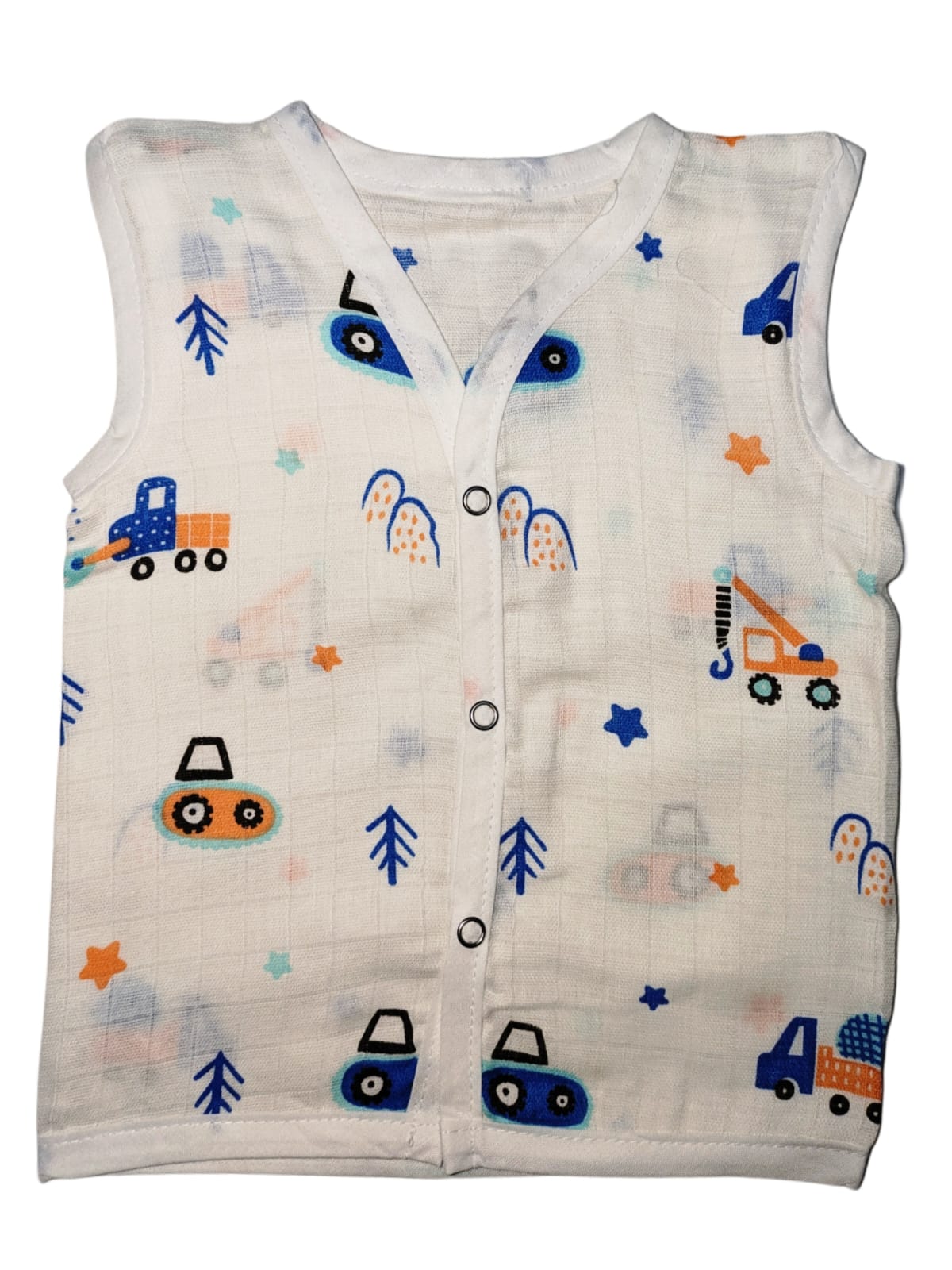 Muslin Cotton Button Jabla