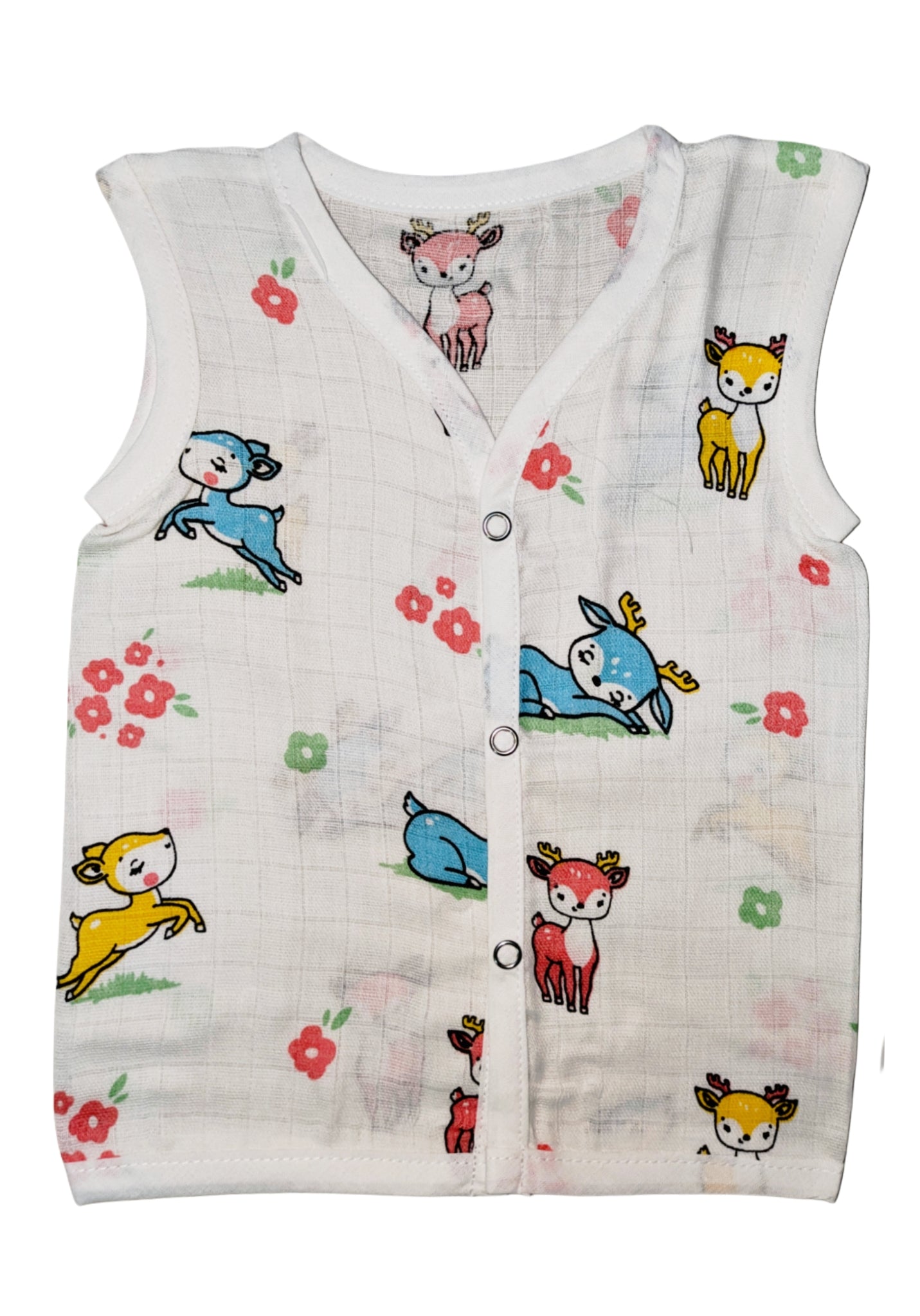 Muslin Cotton Button Jabla