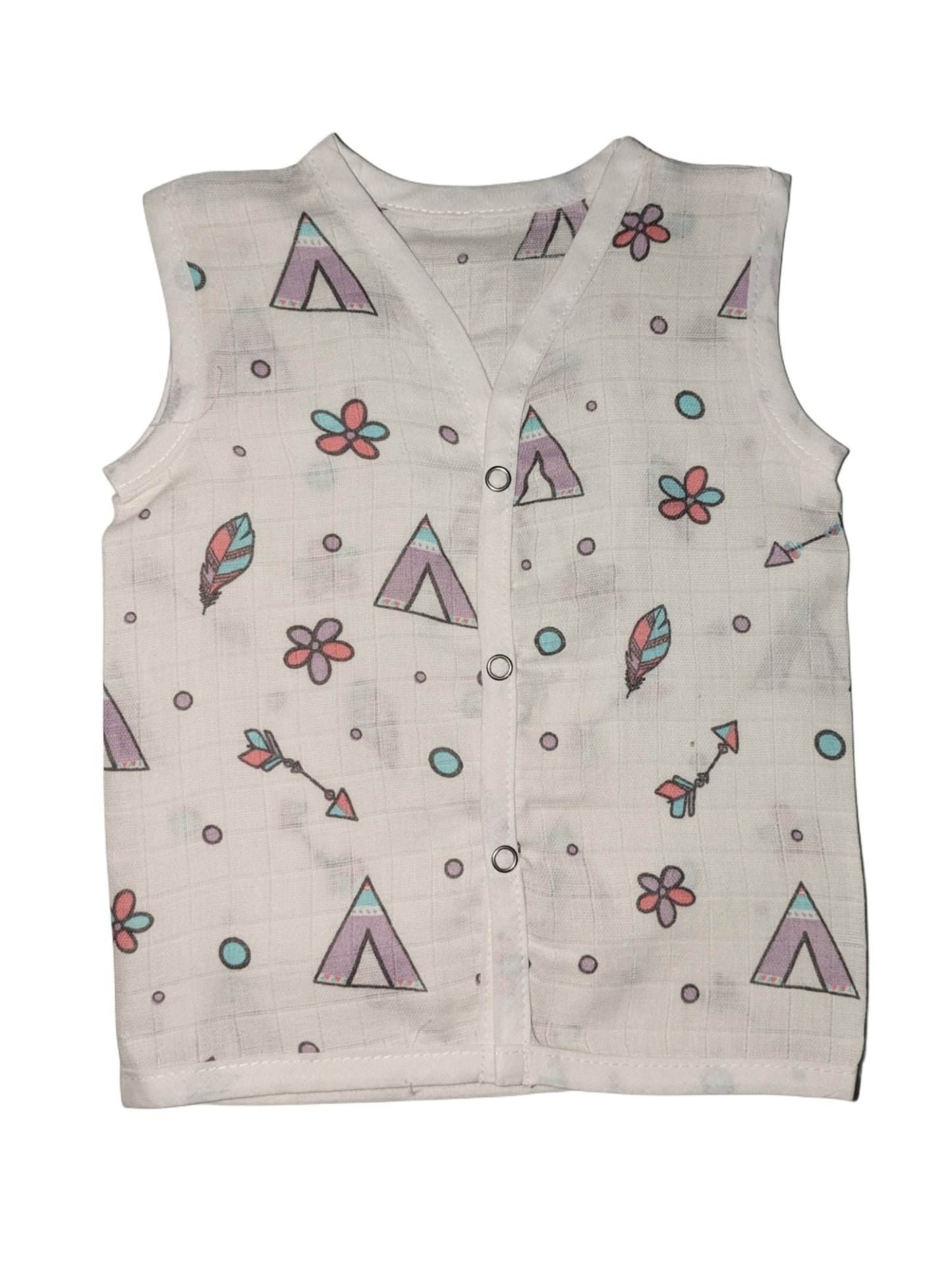 Muslin Cotton Button Jabla