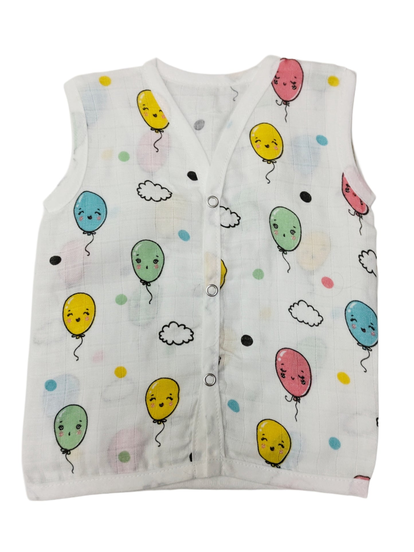 Muslin Cotton Button Jabla