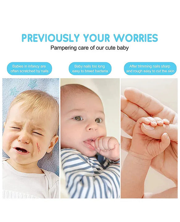 Baby Nail Trimmer Kit – Whisper-Quiet & Safe Nail Care for Little Ones 🌟