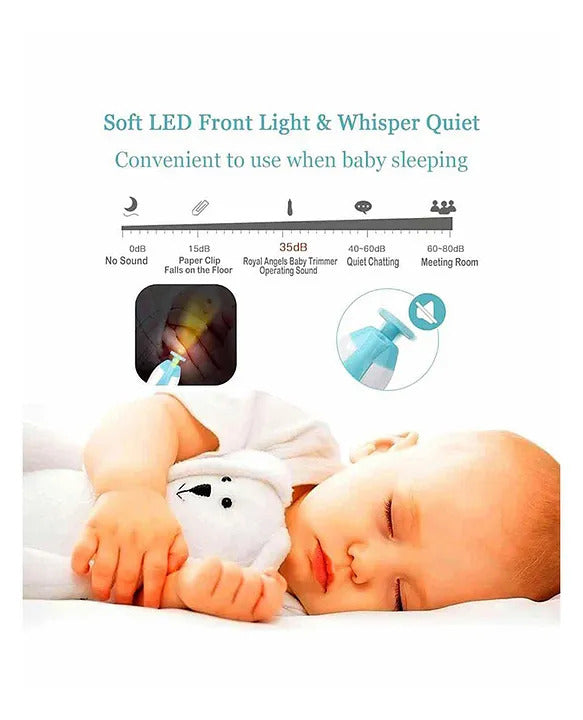 Baby Nail Trimmer Kit – Whisper-Quiet & Safe Nail Care for Little Ones 🌟