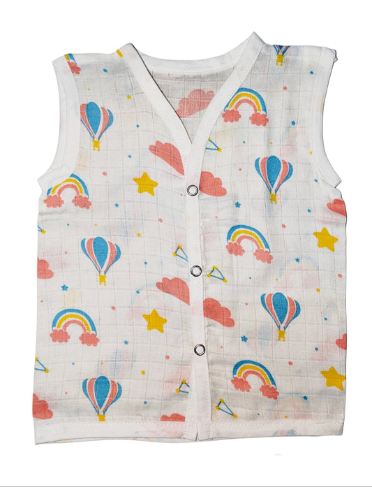 Muslin Cotton Button Jabla