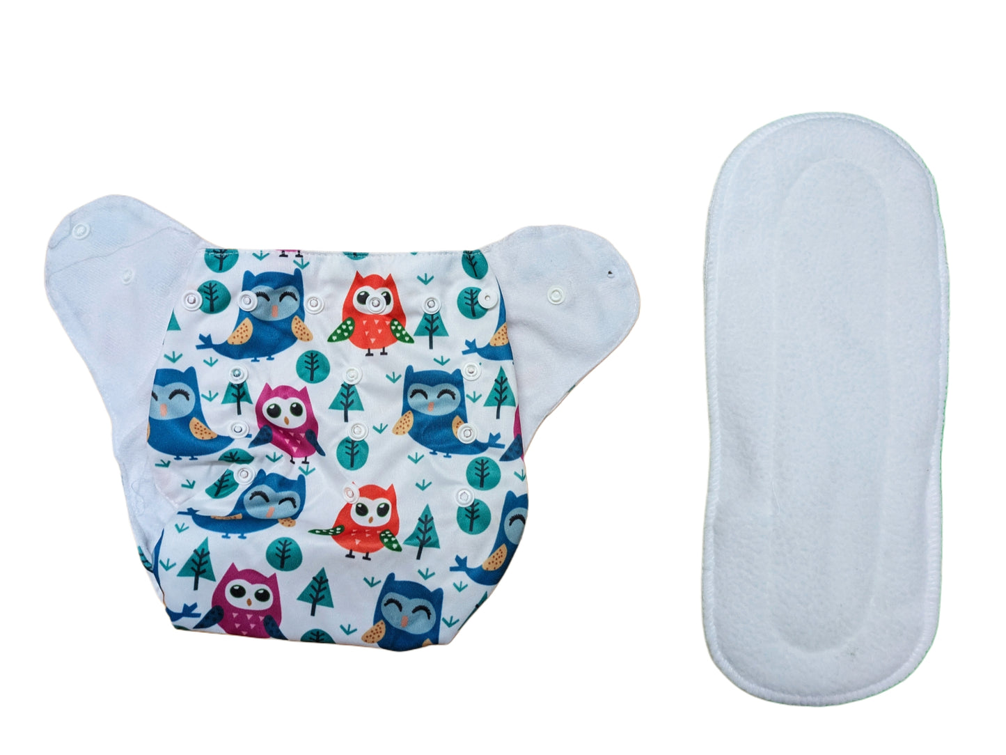 Cotton Cloth Diapers – Adjustable, Washable & Reusable (0–2 Years)