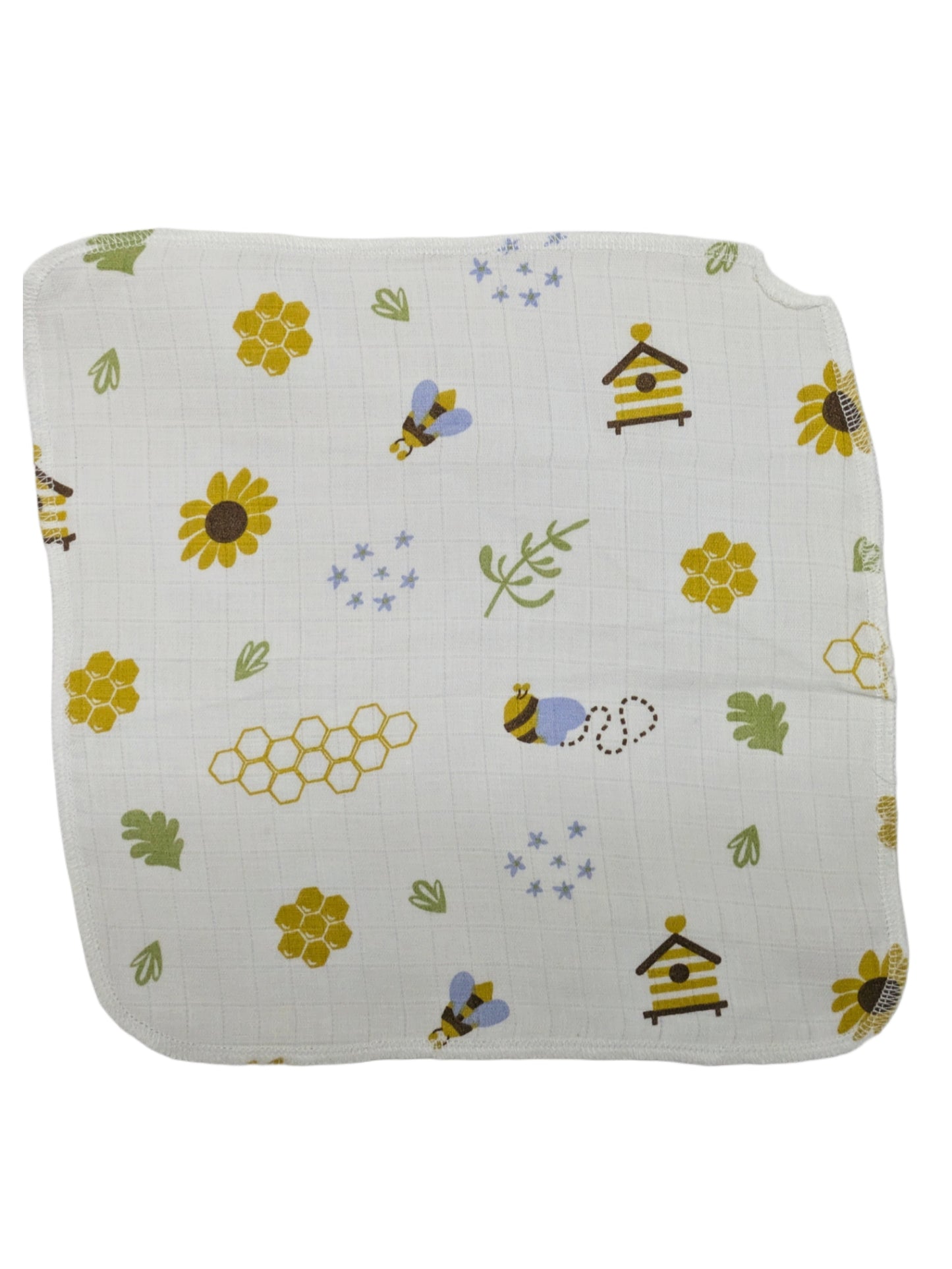 Muslin Cotton Washcloth Single Layer -  100% Pure Cotton 💖
