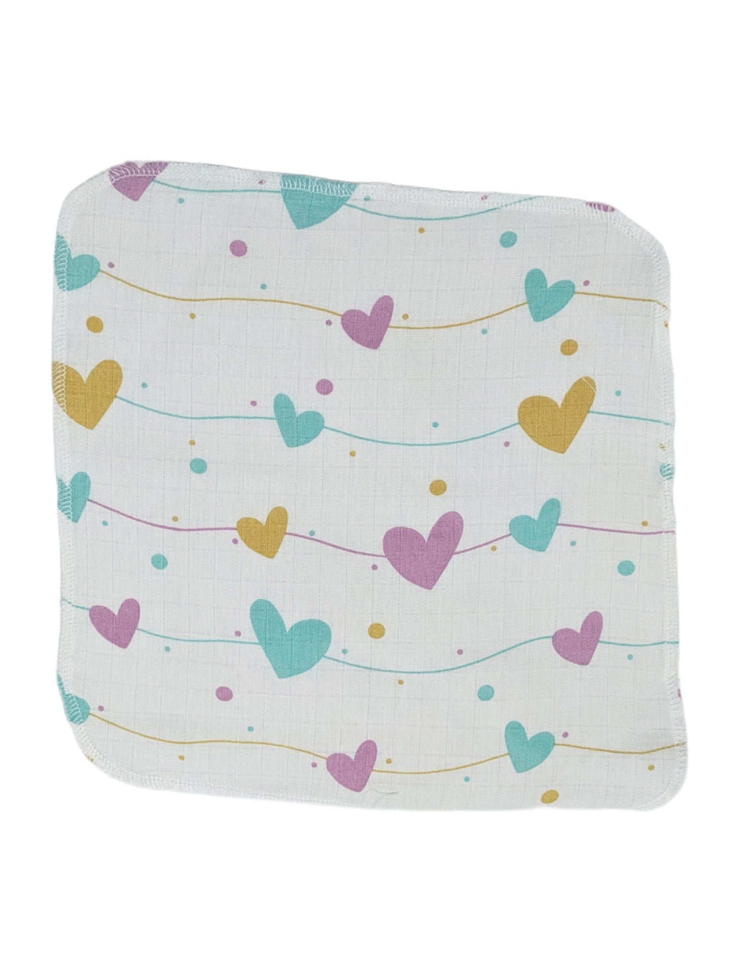 Muslin Cotton Washcloth Single Layer -  100% Pure Cotton 💖