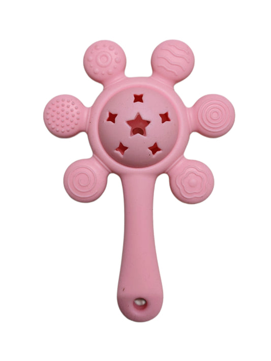 Baby Rattle Teether Toy - Safe & Soothing 👶 🎉