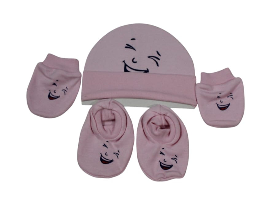 Pure Cotton Baby Cap & Mitten Set 🎁👶