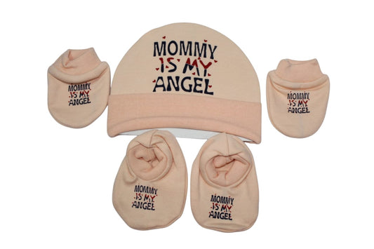 Pure Cotton Baby Cap & Mitten Set 🎁👶