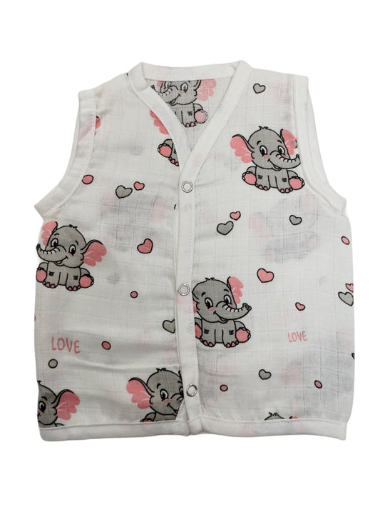 🍼 Newborn Baby Muslin Cotton Jabla | Soft & Comfy🧸